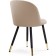 GABI Metal Metal Metal Carcass/velor, black/beige 50x52x79 cm