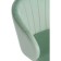 Computer chair Plastic Plastic/velor, white/green 59x60x78 cm