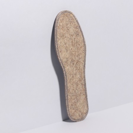 Shoes for shoes, insulated, two-layer, foil, edging, rr Ru 36 (rr Pr-la 39), 24 cm, pair, color gray-2