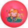Children's ball zabiaka "animals", d = 22 cm, 60 g, color mix