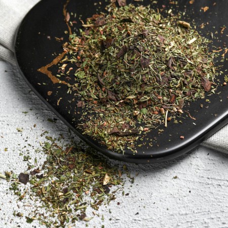 Herbal Tea "Tags Notes" Premium: needles, blueberries, cranberries, 50 g.-1