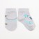 Socks crumb I am "dinosaurs", gray, 12-14 cm