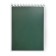 Notepad A6 40 sheets in a cage on the crest "Green", cover shaking cardboard, VD-LK, Block 65 g/m2