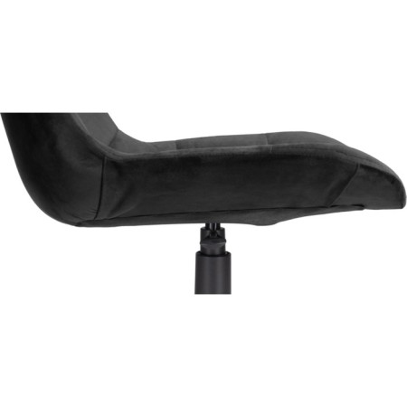 Computer chair Kelmi 1 plastic/velor, black/black 51x61x78 cm-7