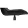 Computer chair Kelmi 1 plastic/velor, black/black 51x61x78 cm