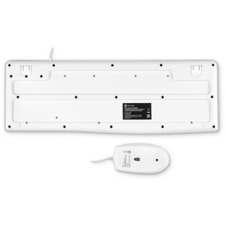 Keyboard + mouse oller S650 CLAV: White Mouse: White USB Multimedia (1875257)-5