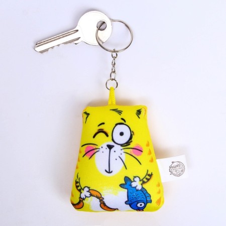 Antistress keychain "Kot", 7 × 7 cm-1