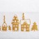 Trick "houses" 30x60 cm, 100% cotton, 360g/m2