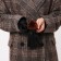 Gloves are female, dimensionless, with insulation, black color