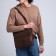Male bag, brown color