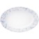 Oval Rose dish, Blue Rose decor, 36 cm