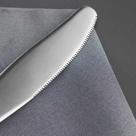Stainless steel knife, length 23 cm, silver color-2