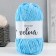 Yarn "Velour" 100% micropoliester 170m/100g (850 yoke blue)