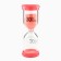 Happy Time sand clock, for 30 minutes, 4.4 x 12.6 cm, red