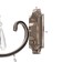 Lamp wall -mounted sconces 12x27x41, 1x60W E14, gold