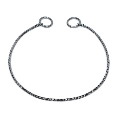 Collar - Boat "Cobra", 50 cm, chain thickness 4 mm, black-1