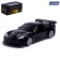 Metal machine Chevrolet Corvette C6-R, 1:64, black color