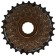 ATA ratchet, 7 speeds, 14-28t, black-brown color