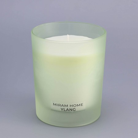 Aromatic candle in the glass "Ylang", a sandal and rose tree, 200 g-3