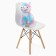 Soft toy "Lama", 45 cm, blue-pink color