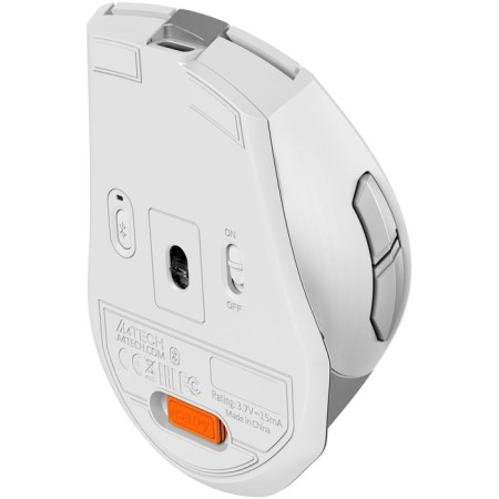 Mouse A4Tech FSTYLER FB35CS White/Gray optical (2000DPI) Silent wireless BT/Radio US 102939-6