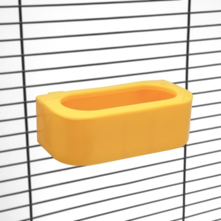 Bird feeder internal matte 14.3 x 7.2 x 4.8 cm, yellow-1