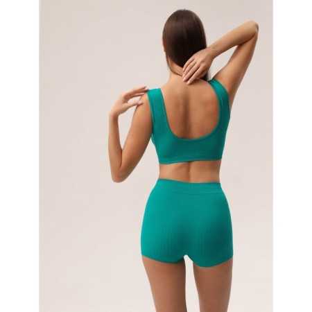 Women's shorts with the braid "Kosichka" Mirey Shorts Plait, size 44-46, color sage-3