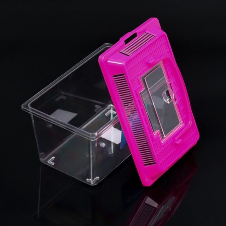Rectangular carrying, 21.3 x 14 x 14.5 cm, pink-3