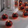 Garland “thread” 2 m with the nozzles “ladybug”, ip20, a transparent thread, 10 LED, a glow of warm white, AAH2