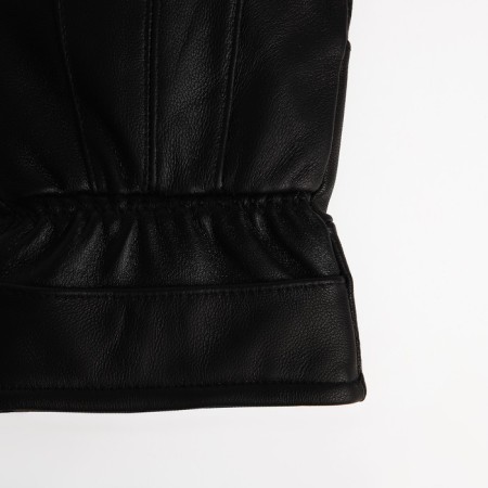 Male gloves, size 21, with insulation, black color-1