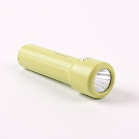 Manual battery, 1.5 W, 800 mAh, 3535LED, 3 modes, IPX2, 10.5 x 3 cm, yellow