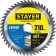 Disk STAYER 3682-210-32-48_z01, on wood, accurate cut, 48T, 210 x 32/30 mm