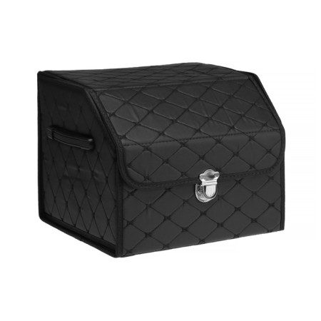 Organizer COFR in the trunk of the car HT-093, bag 36 × 32 × 29 cm, eco-leather, black