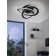 Rolimare lamp, 2x17.5W LED, 4000K, 5500LM, black color