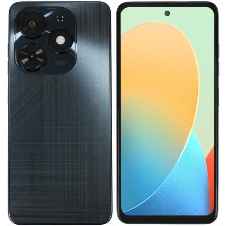 Tecno Spark 20C, 6.56 Smartphone, 8GB, 256GB, 50MP, 8MP, 2SIM, 5000 Mam, NFC, Black