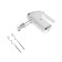 Mixer IRIT IR-5438, manual, 100 watts, 5 speeds, white-gray
