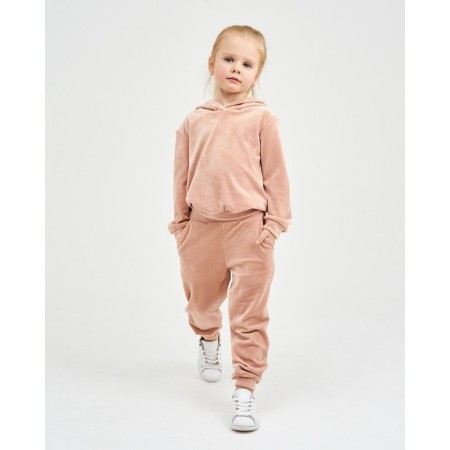 Костюм детский (толстовка, брюки) KAFTAN "Basic line" р.30 (98-104), пудра-4
