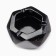 An ashtray "Marble", 13.7 x 5.5 cm, ceramics, black with gold