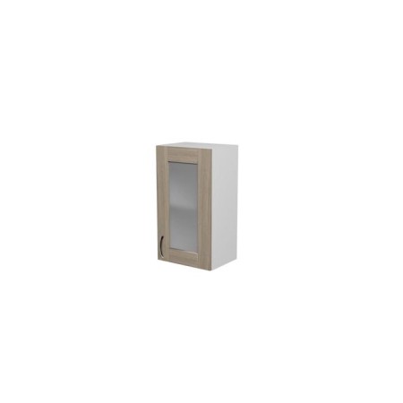 Cabinet hinged lira 400x300x720 with white window/quadro shimo light