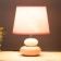 Board Lamp "Balance" E14 40W white-pink 17.5x17.5x23 cm Risalux