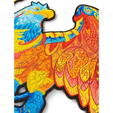 Wooden puzzle "Griffin", size l - 29 × 37 cm, 201 parts-3