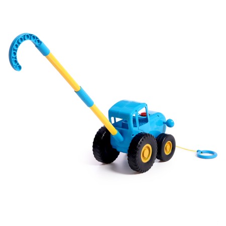 Musical catalka "Blue Tractor" with a stick-2