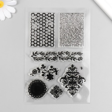 Stamp for creativity Silicon "Lace Patterns" 16x11 cm