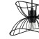 Suspended Indigo, 10012/A/1P Black. 1x40W, E27, 250x250x205/1700 mm, black color