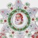 Decorative decoration (suspension) "Snowflake" 50x40 cm