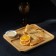 A dish for the supply of a share Striata, 28 × 24 cm, beige color, bamboo