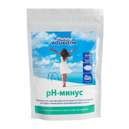 Aqualeon PH-Minus regulator for the granule pool, ZIP package 250 grams