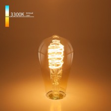 Филаментная светодиодная лампа Elektrostandard, ST64 F, 64х64х145 мм, 8Вт, E27, 640Лм, 3300К