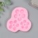 Mold Silicon "Cristals flowers" 3 objects 1x7.5x6.5 cm