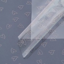 Пленка листах глянцевая 58x58см, розовый, 50 микрон
